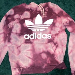 BLEACH DYE ADIDAS HOODIE